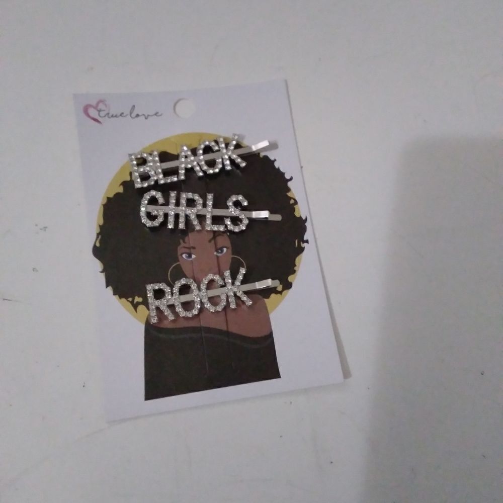 True Love Black Girls Rock Blingy Bobby Pins